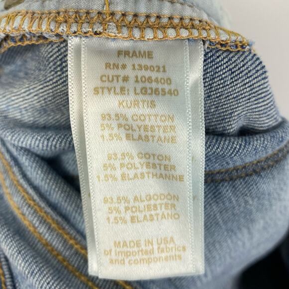 Frame Le Garcon Crop Boyfriend Jeans Womens Size 27 - Picture 6 of 10